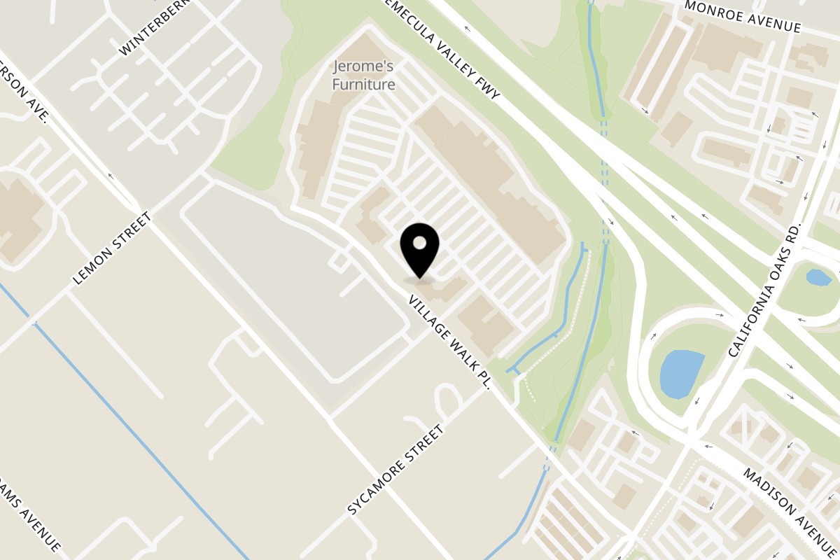 Map showing the location of Ticca Tikka Indian Cuisine Murrieta on 24530 Village Walk Pl STE D in Murrieta